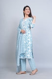 Serene Light Blue Kurti